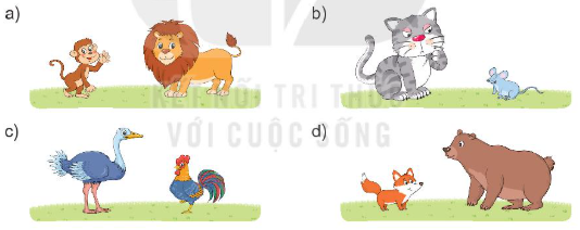 Bài tập so sánh độ dài lớp 1